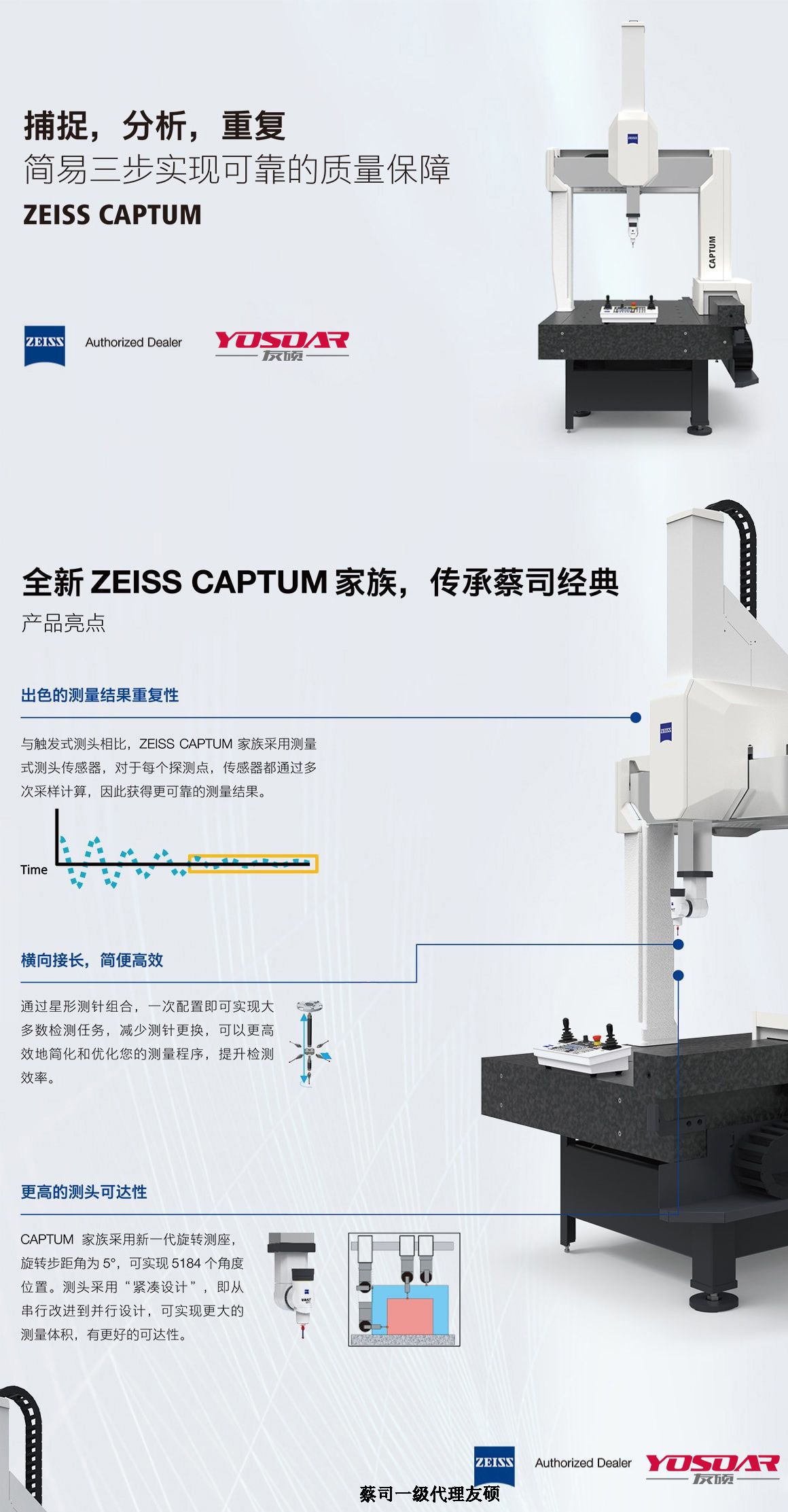 延边朝鲜族蔡司三坐标CAPTUM